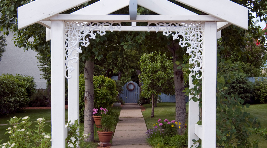 Arched Walkway Entrance