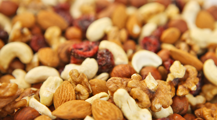Closeup of Mixed Nuts