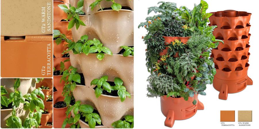 rotating garden planter and composter