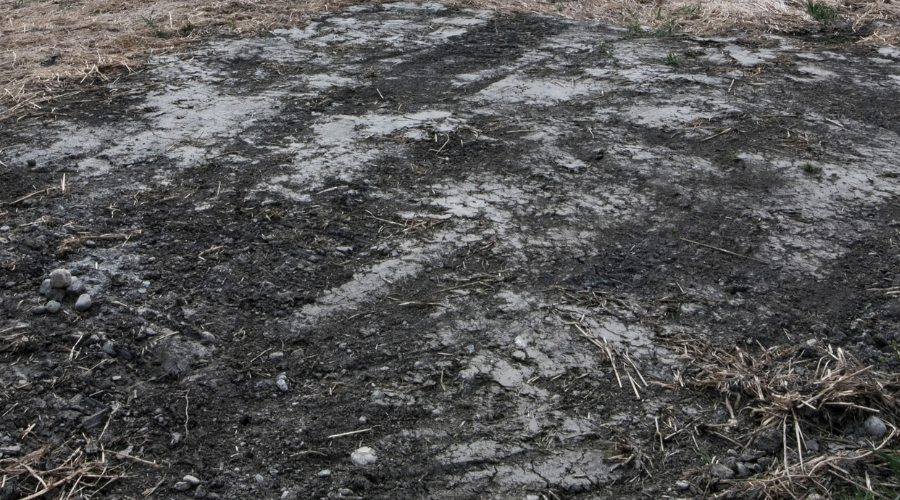 soil compaction or soil structure degradation in agriculture