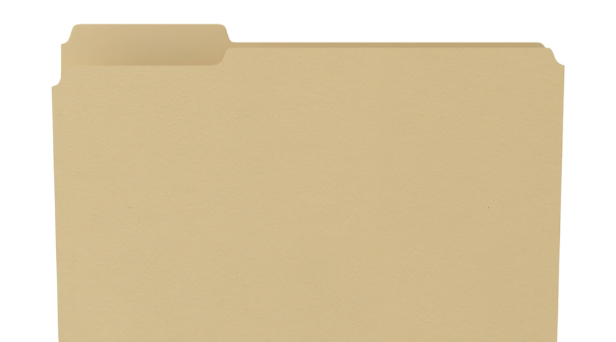 File Folder 3D illustration on white background