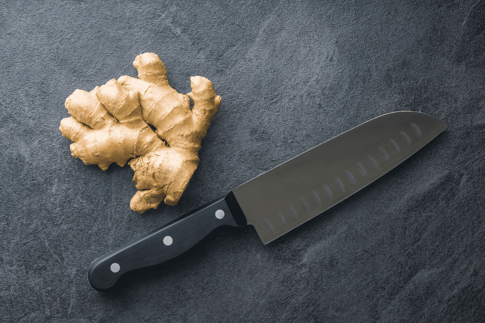 Ginger Root and Knife