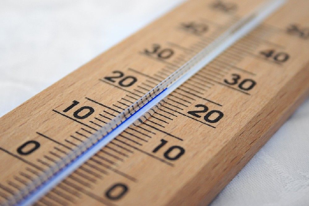 wooden temperature gauge