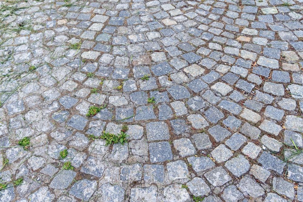 Landscaping with Cobblestone