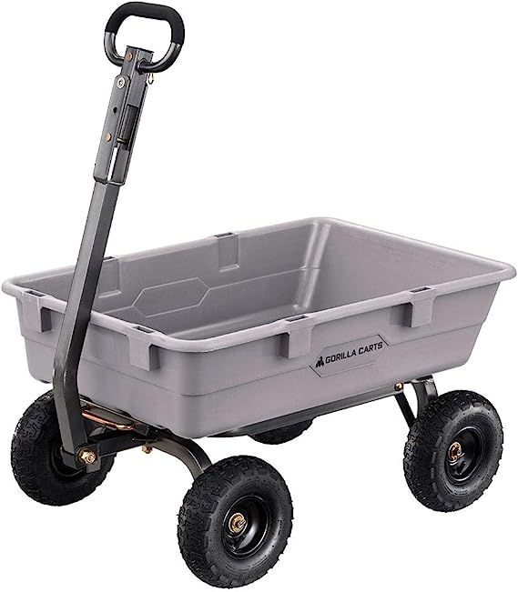 Gorilla Carts 800 Pound Capacity Wheelbarrow