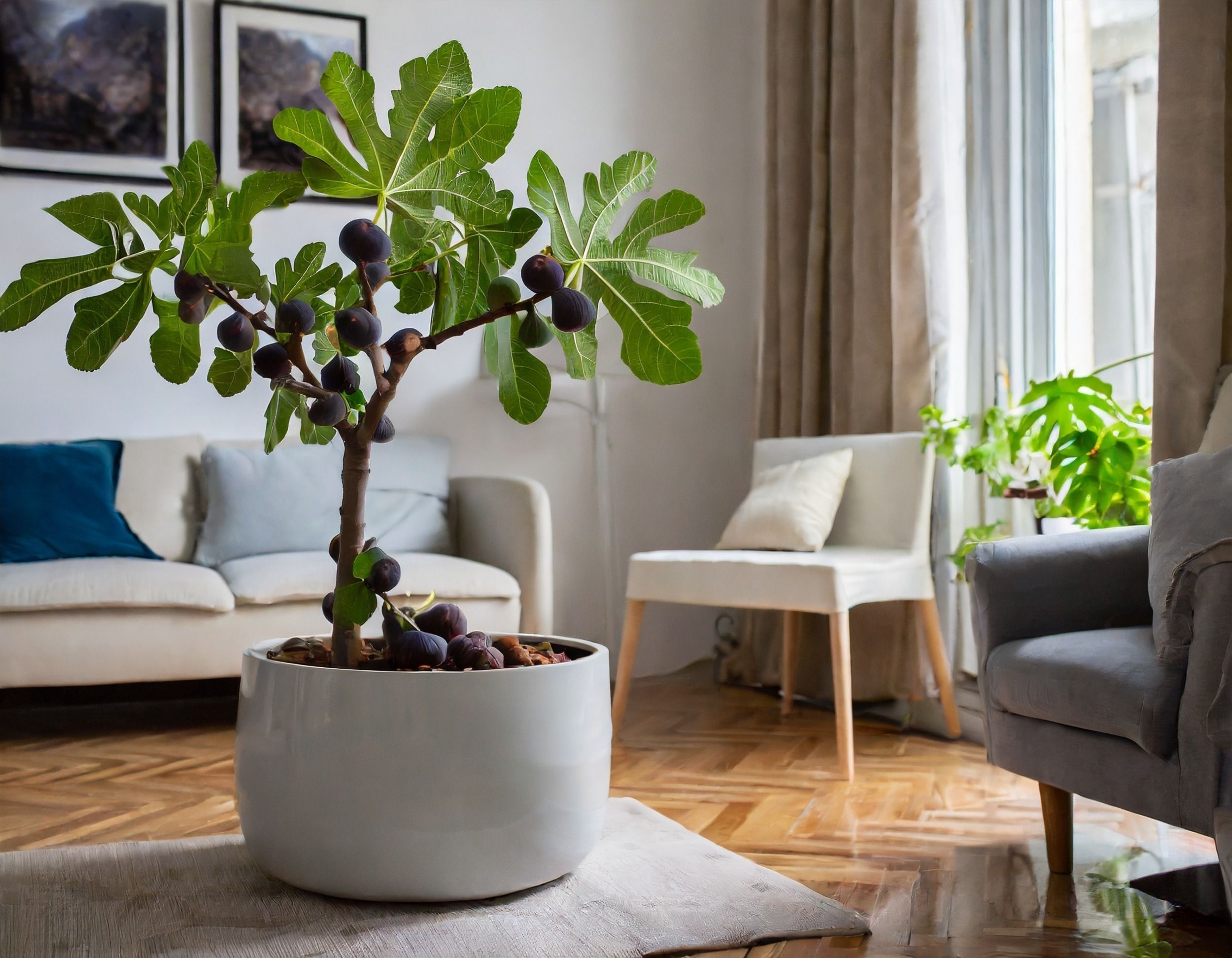 Firefly Indoor fruiting Fig Tree in a living room