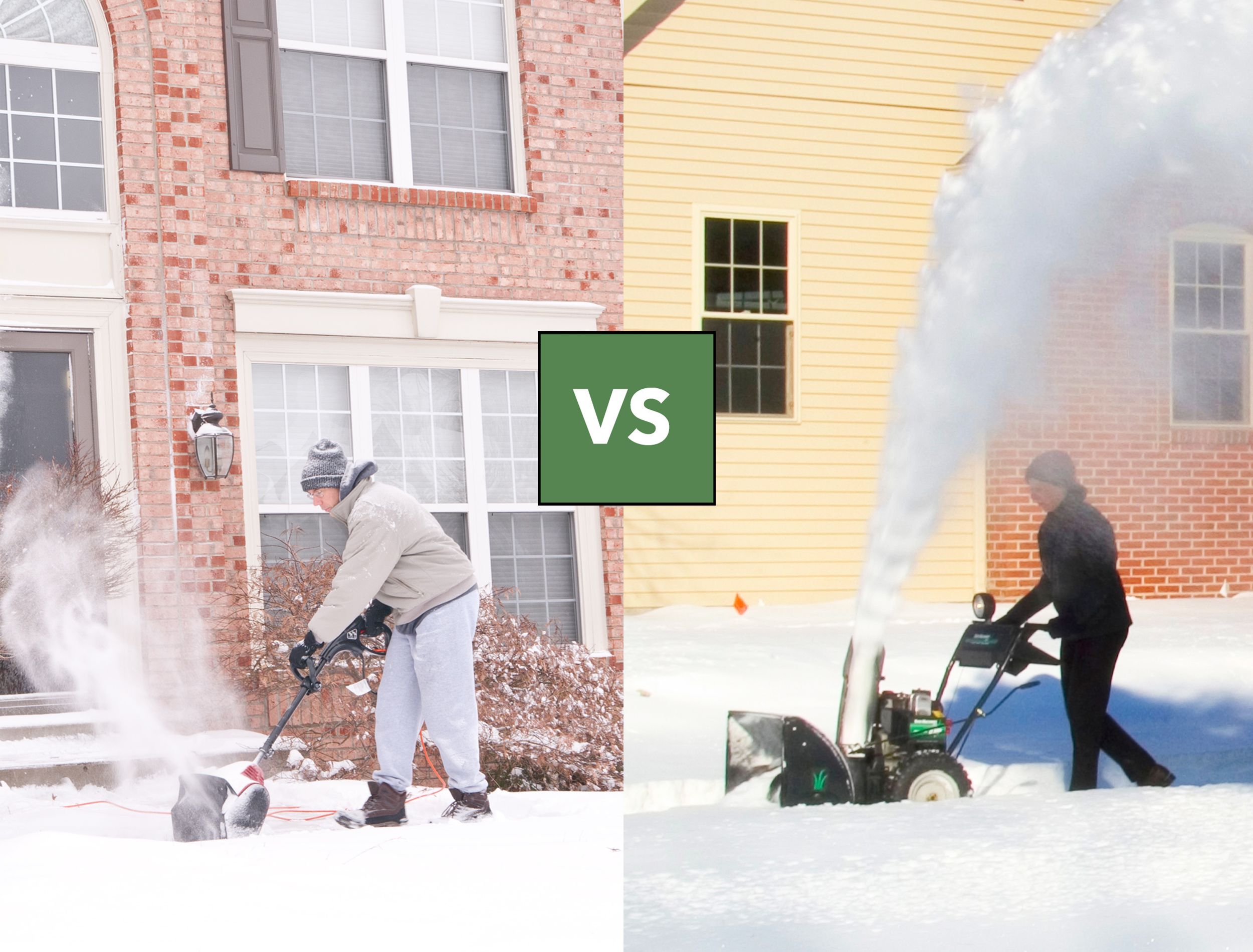 electric snow shovel VS snowblower