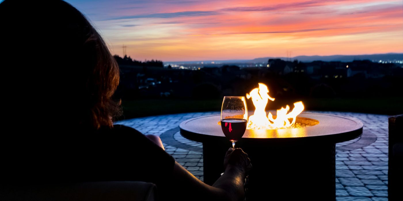 firepit with a view 