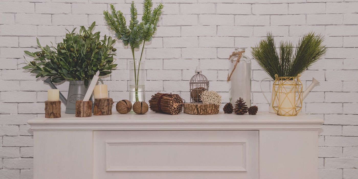 Turn Your Fireplace Mantel Into a Plant Display 4 DIY Ideas