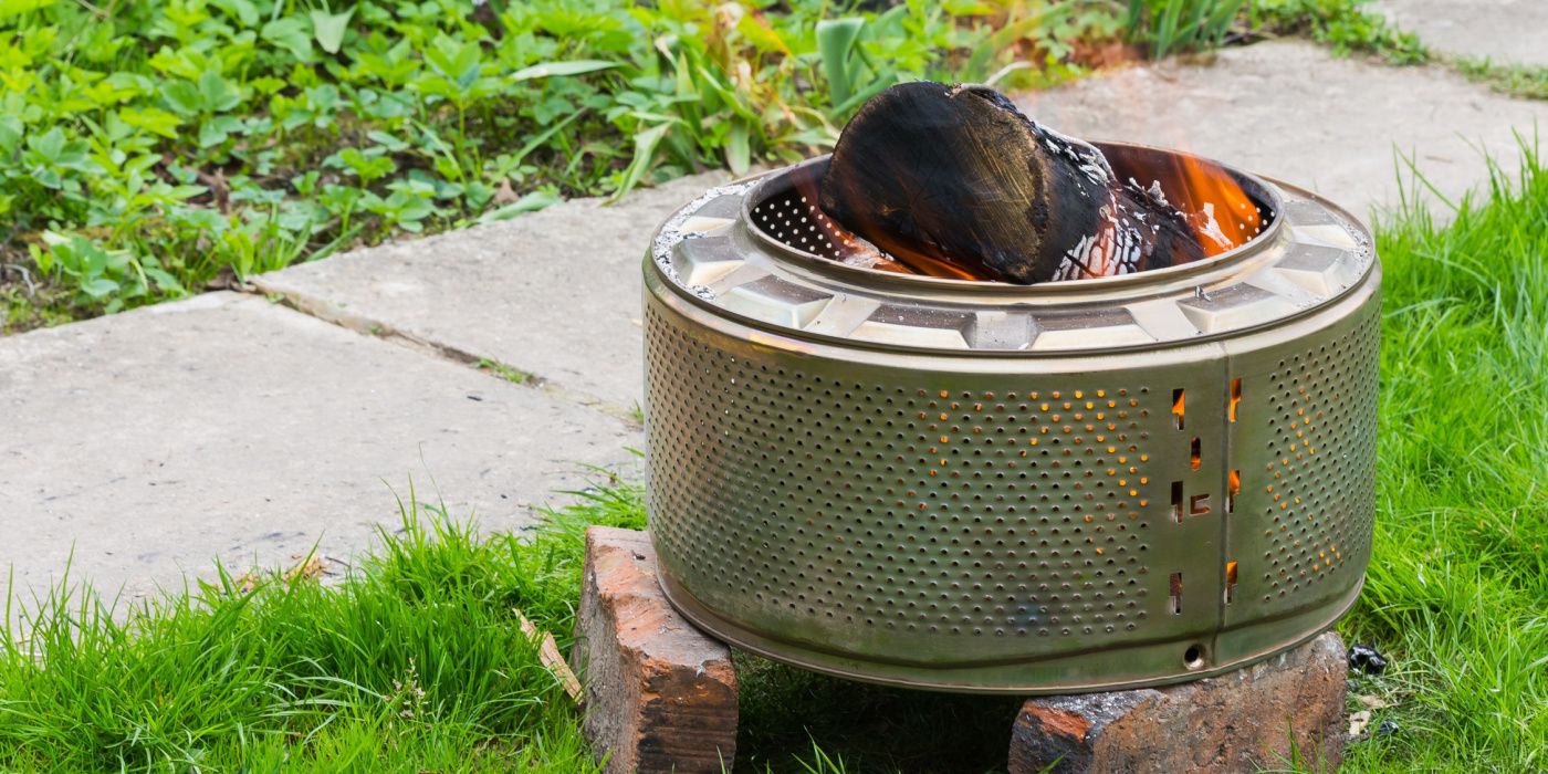 Washer Drum Fire Pit with Chimney: Safe, Stylish Fire Experience