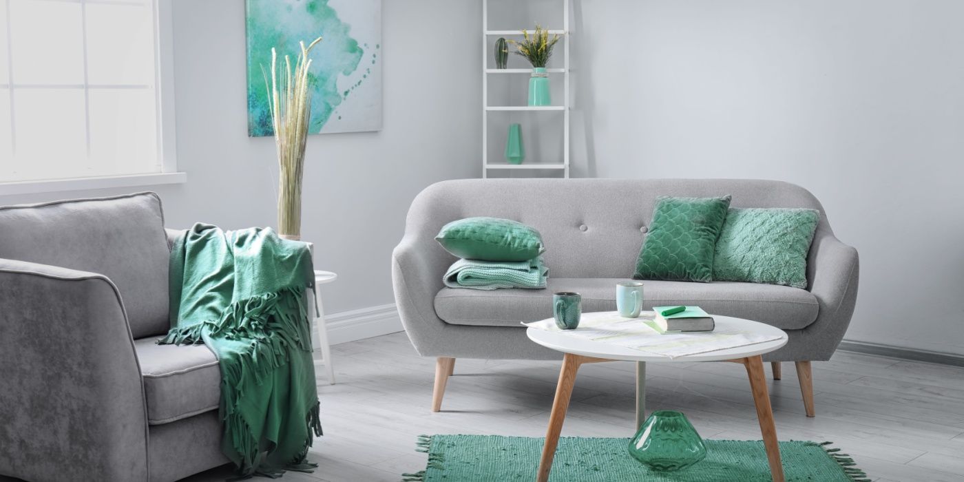 No Houseplants Necessary 5 Ways to Add Greenery to Your Living Room