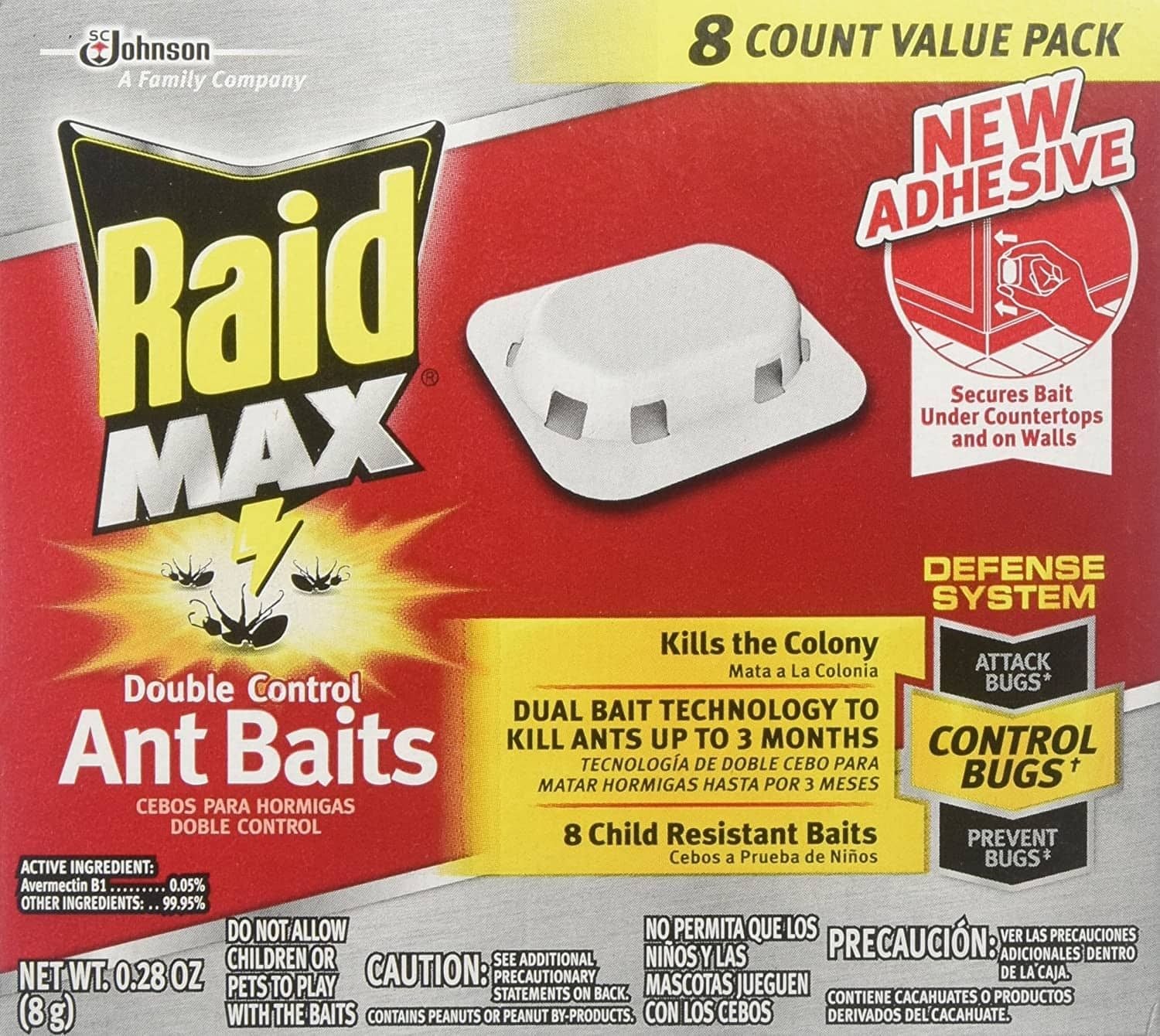 Raid Max Double Control Ant Baits