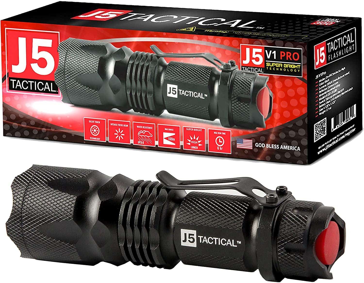 J5 Tactical V1-PRO Mini Ultra Bright Flashlight - $$title$$