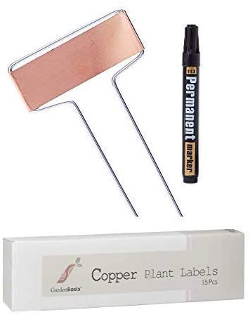 Copper Garden Labels - Pack of 15