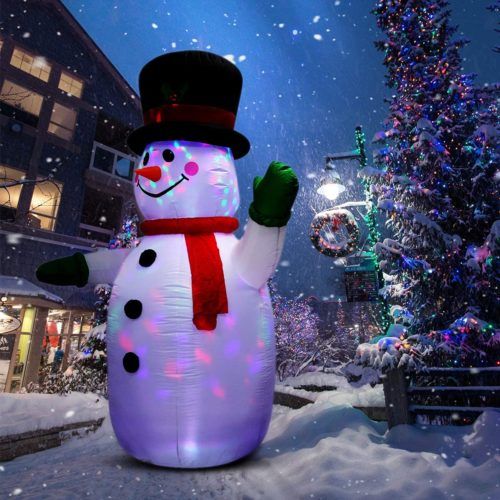 christmas inflatable snowman at amazon