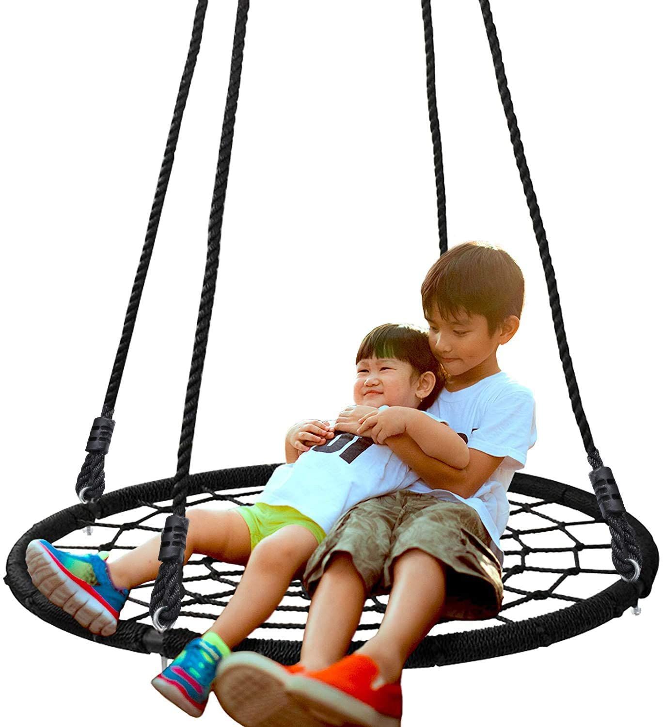 SUPER DEAL Spider Web Tree Swing - $$title$$