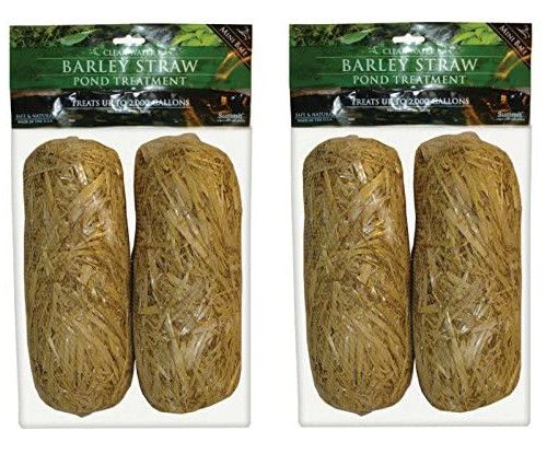 2 packages of 2 barley straw bales in wrapper