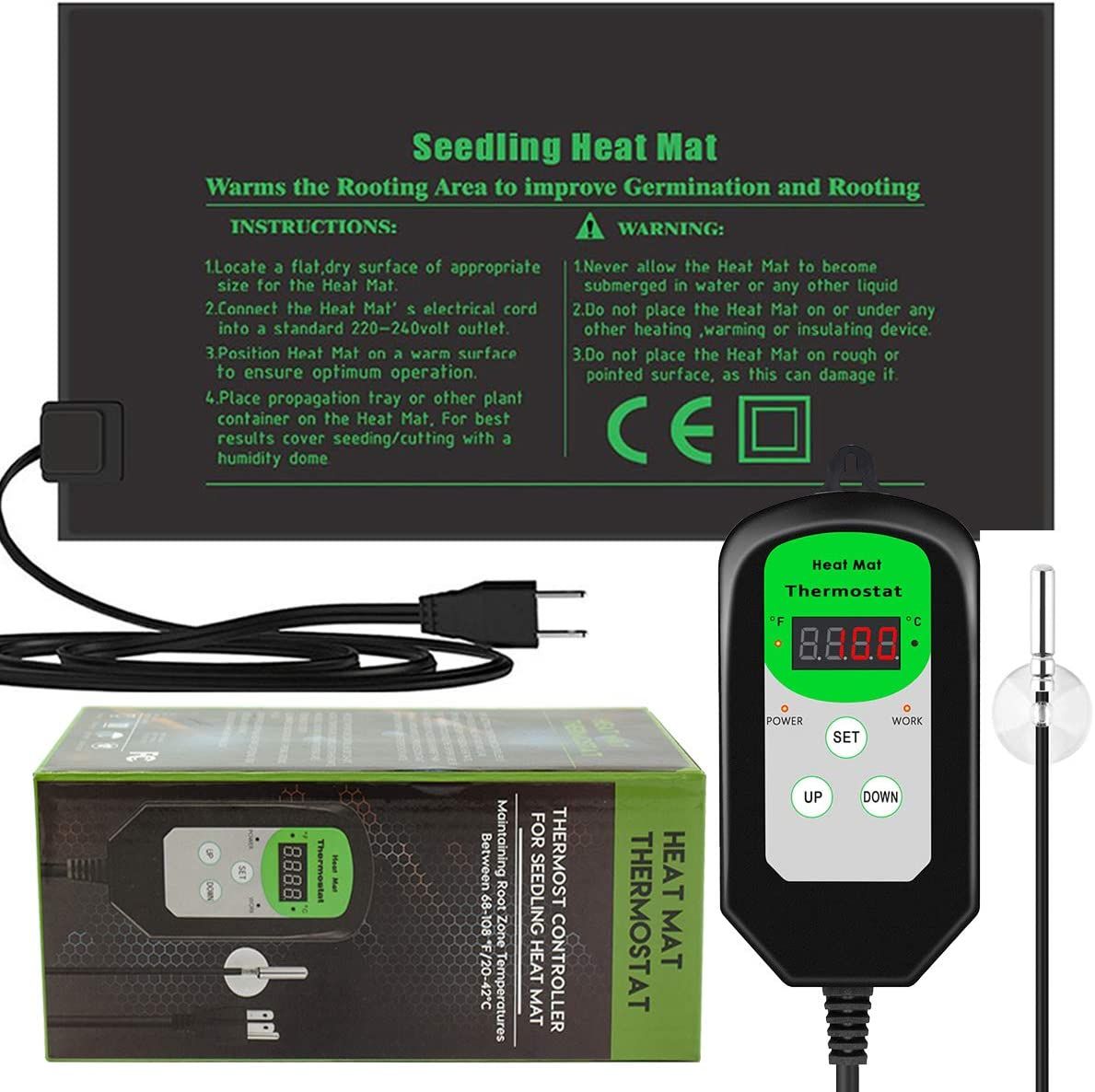 RIOGOO Seedling Heat Mat and Thermostat Controller - $$title$$