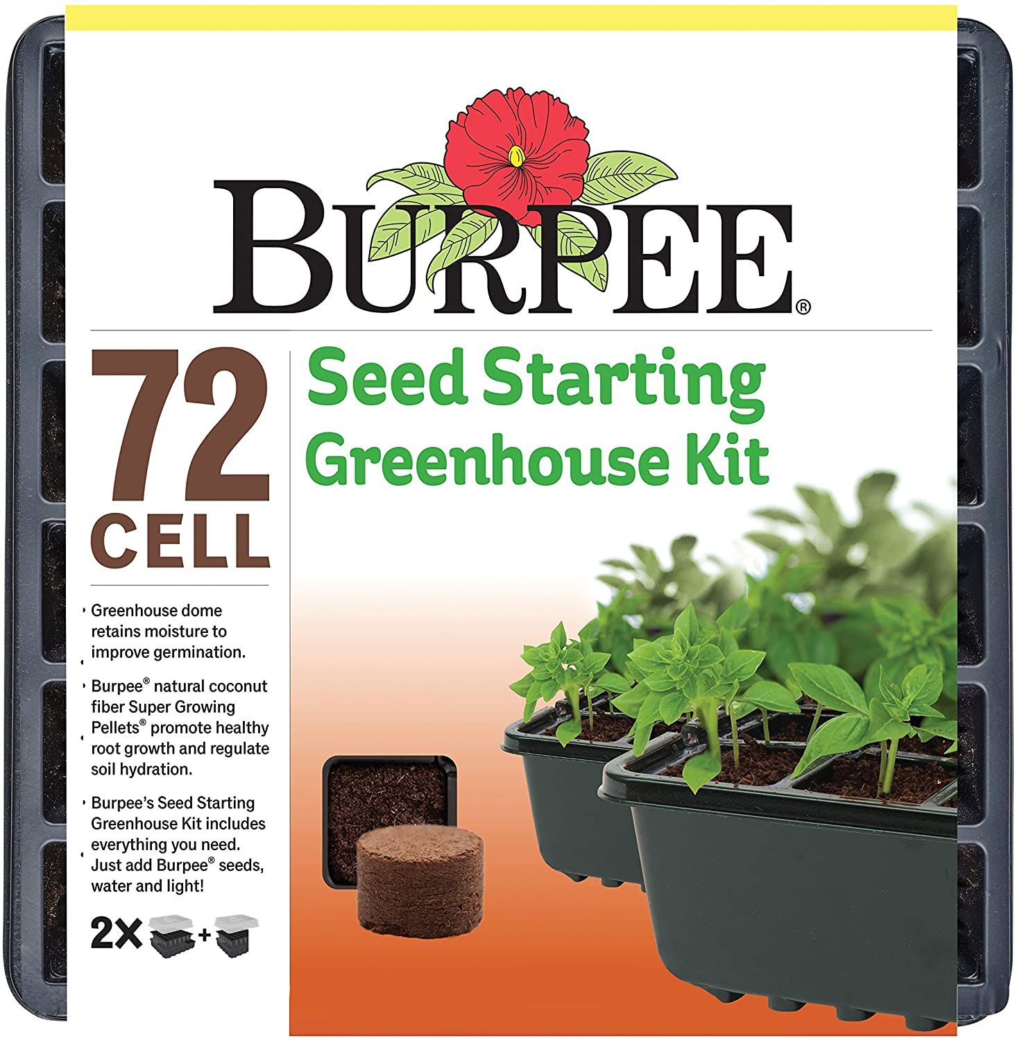 Burpee Seed Starter Tray with Coir Pellets - $$title$$