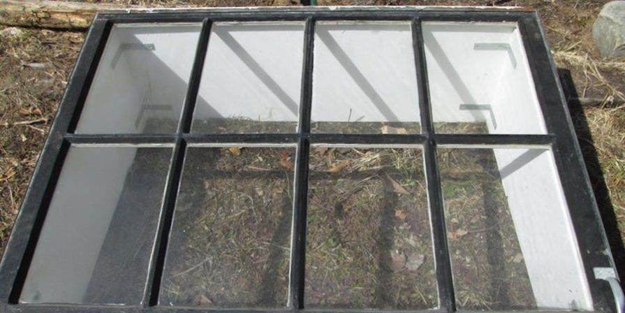 Black Window As Cold Frame