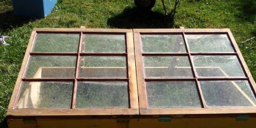 Cold Frame Made From Windows