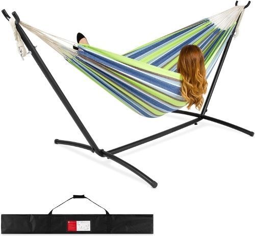 Best Choice Cotton Hammock and Steel Stand - $$title$$