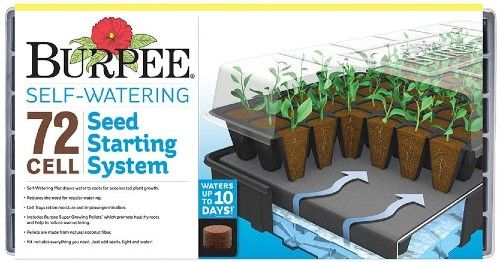Burpee Self-Watering 72 Cell Seed Starting Kit - $$title$$