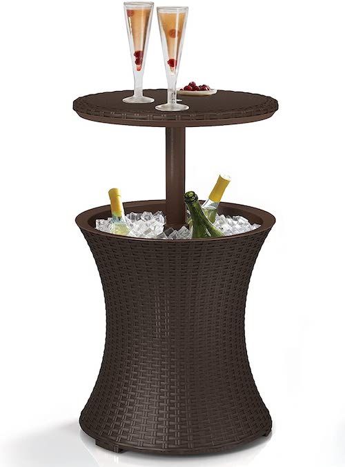 Keter Pacific Cool Bar Outdoor Patio Furniture 