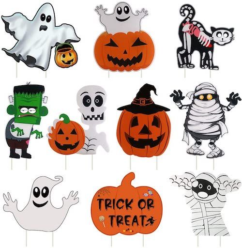 10 Piece Halloween decorations 
