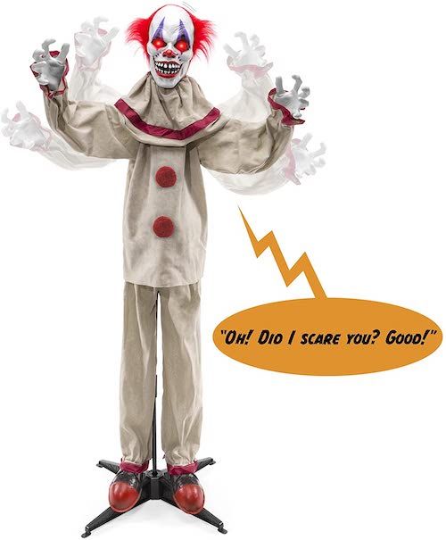 Scary Harry The Motion Activated Animatronic Killer Clown