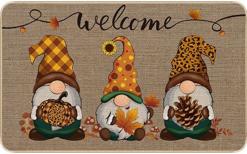Autumn Gnome Welcome Mat