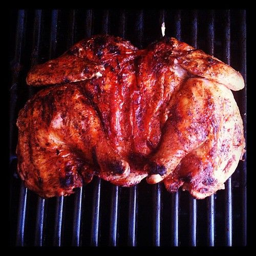 Grilled butterfly chicken