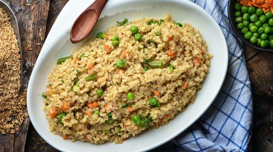 Rice stuffing with veggies