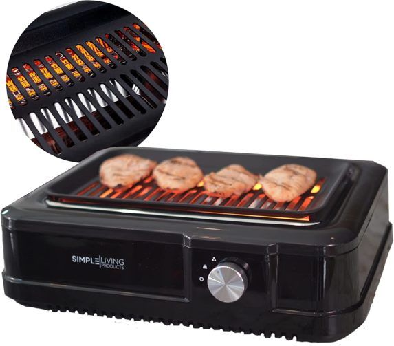 Simple Living infrared electric indoor smokless grill