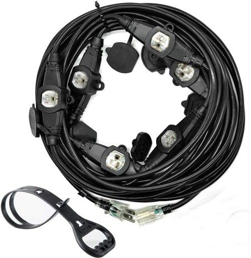 Yodotek 50 Ft Seven Outlet Outdoor Extension Cord - $$title$$
