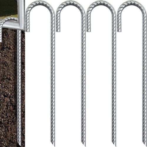 metal rebar garden stakes