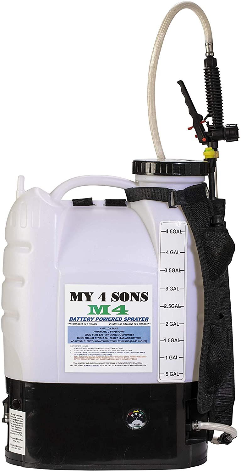 MY4SONS 4-Gallon Backpack Sprayer